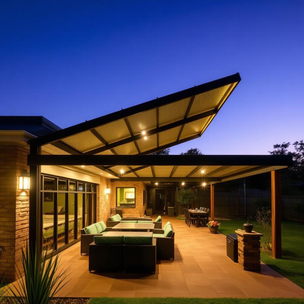 Patio Cover installation in La Lucia Durban by Power Ports